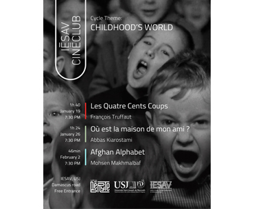 Le Monde de l’enfance : programme du Ciné-Club de l’IESAV pour le mois de janvier 2026