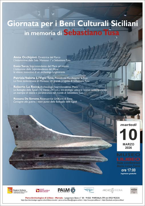 Journée pour les biens culturels siciliens en mémoire de Sebastiano Tusa