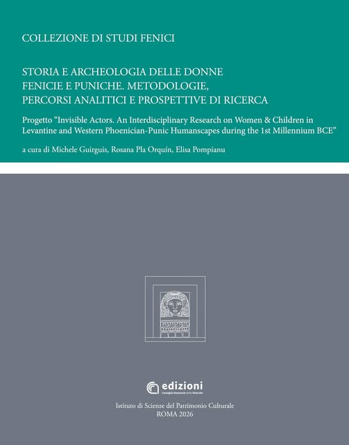 Livre: 'Histoire et archéologie des femmes phéniciennes et puniques. Méthodologies, parcours analytiques et perspectives de recherche'