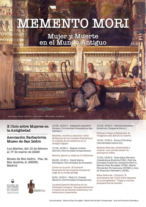 MEMENTO MORI: Femmes et mort dans le monde antique