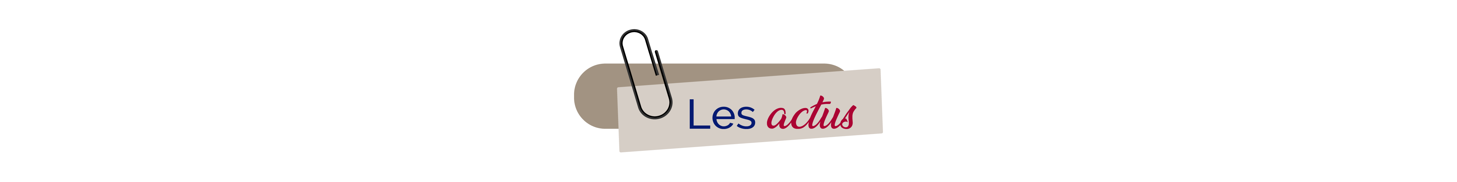 Les actus