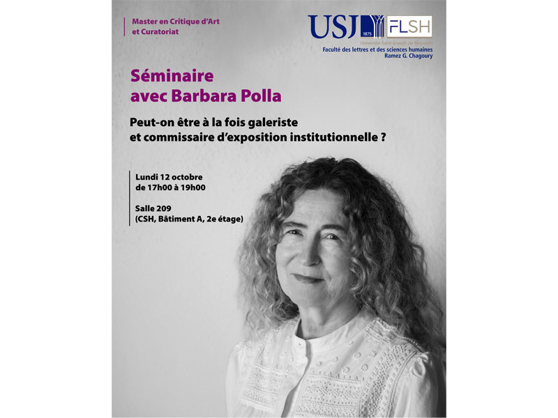 Séminaire avec Barbara Polla