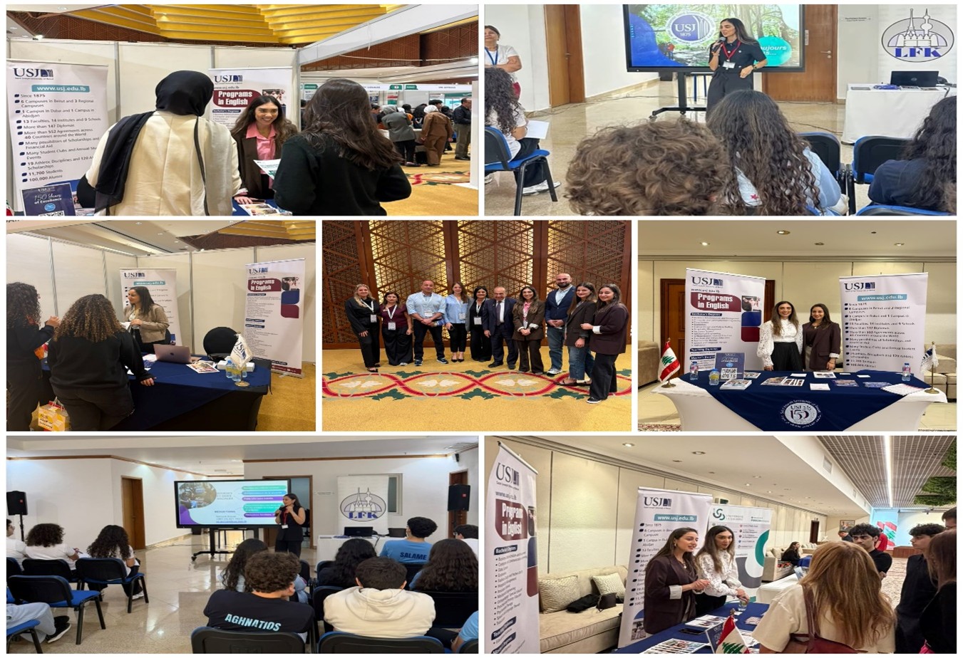 De Beyrouth au Koweït : l’USJ promeut les études au Liban et accompagne les jeunes dans leurs choix d’avenir