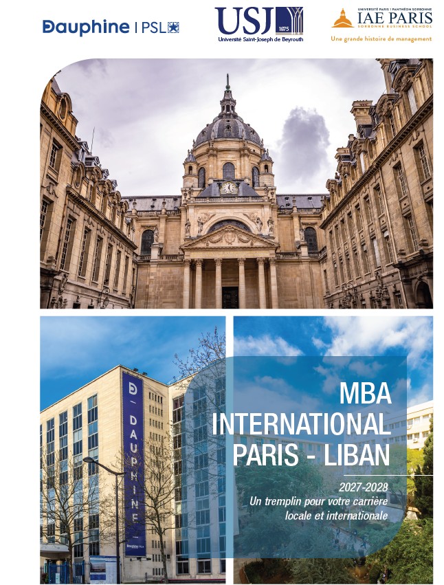 MBA  INTERNATIONAL LIBAN - PARIS