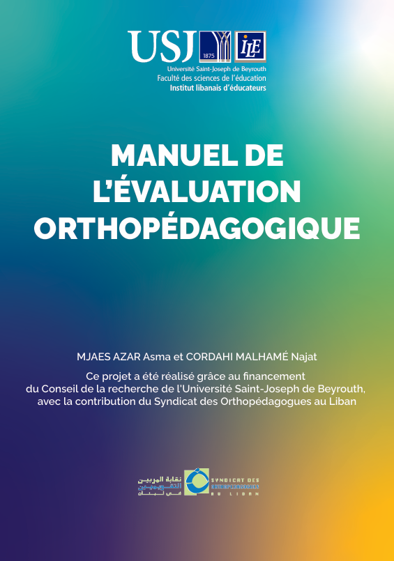 Manuel de l'évaluation orthopédagogique - ILE