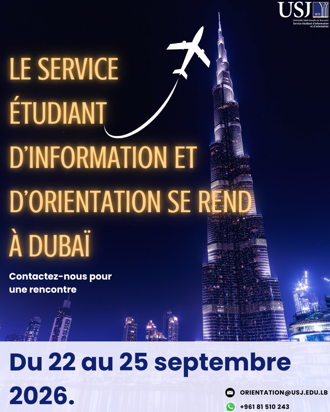 Voyage du SIO de l'USJ à Dubai 
