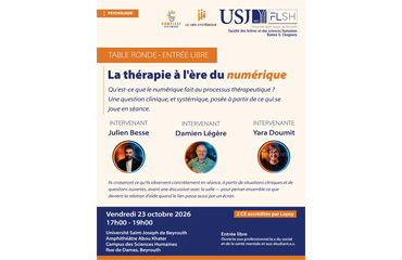 Table ronde : La thérapie à l'ère du numérique