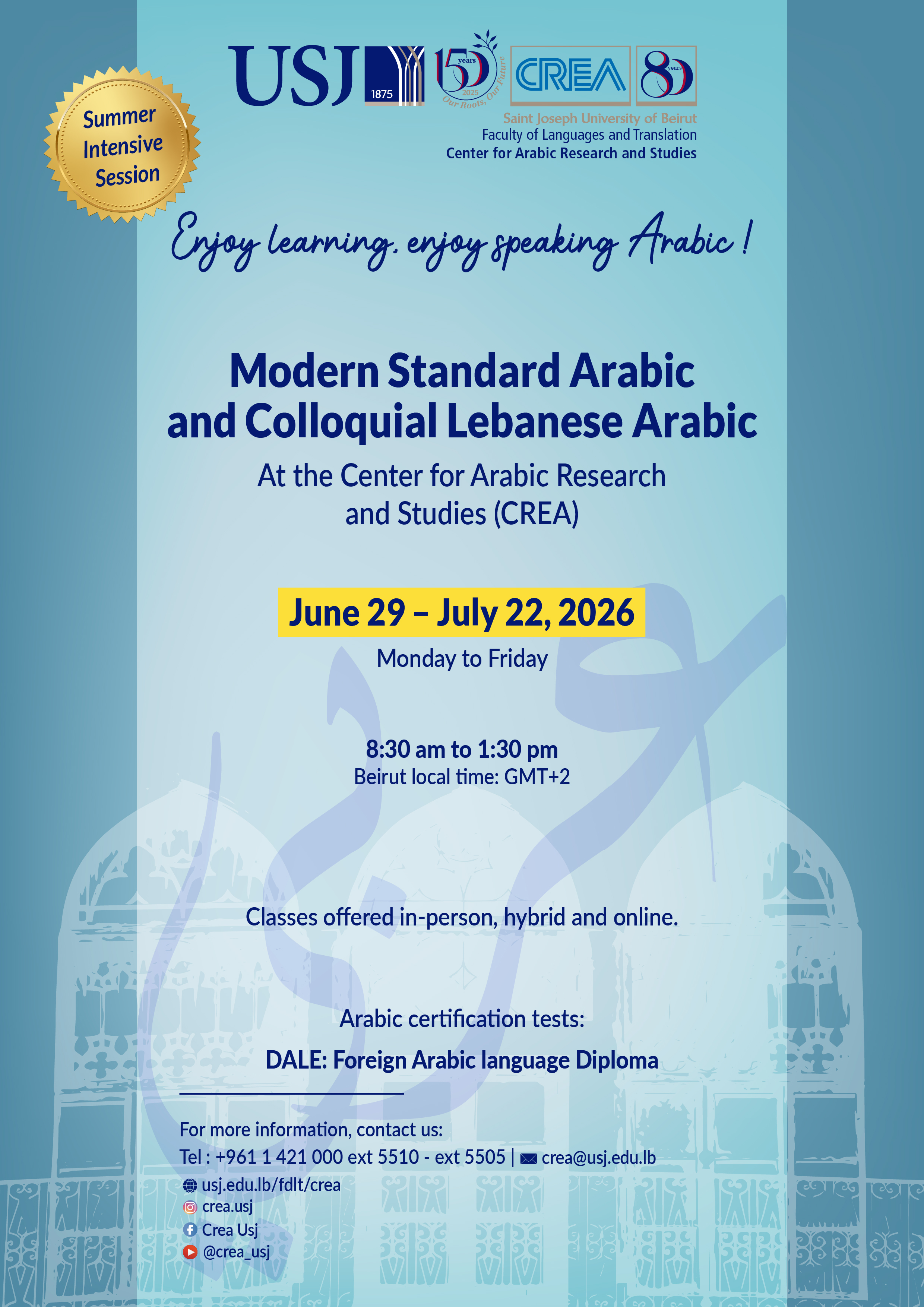 Enjoy learning, enjoy speaking Arabic!