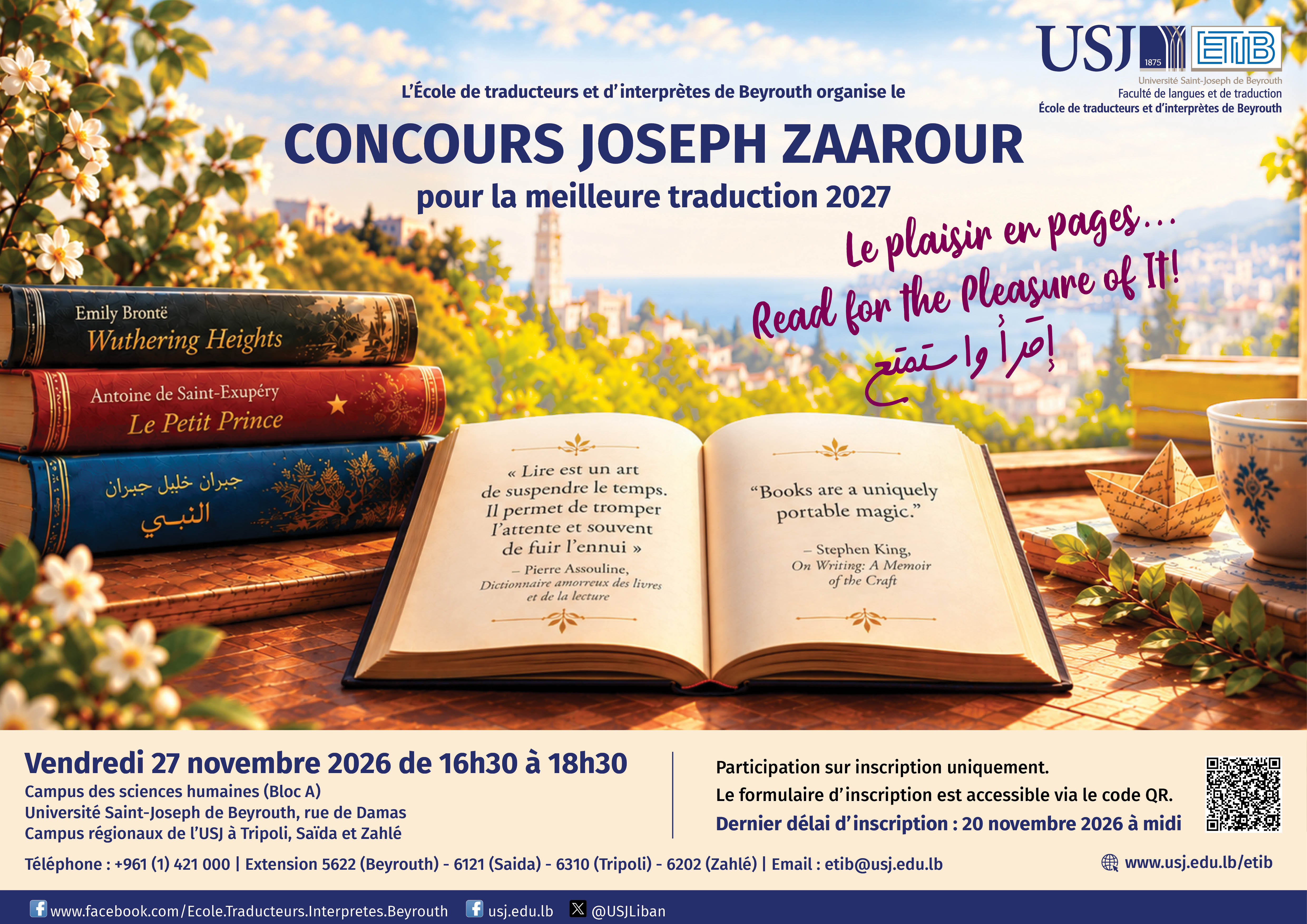 Le plaisir en pages...
