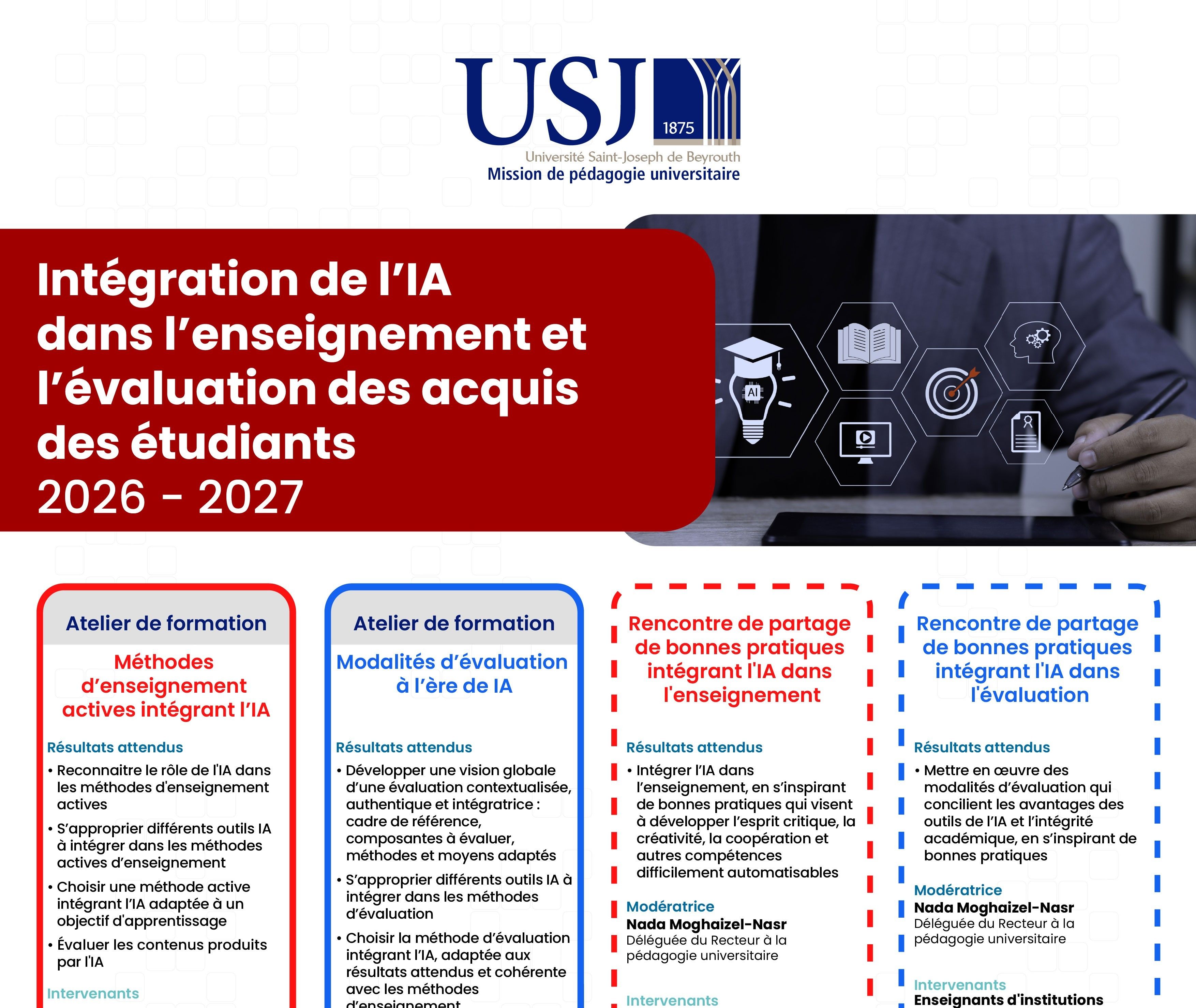 IA et pratiques pédagogiques - MPU programme 2026-2027