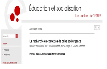 Appel en cours : Projet pionnier d’accompagnement à l’écriture d’articles scientifiques porté par la Fsedu