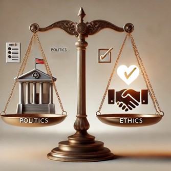 Politics and ethics, why are we even talking about them on the same occasion? 