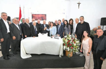 Le père Salim Daccache honoré à Okaïbé