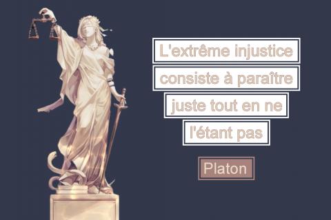 Justice ≠ Droit