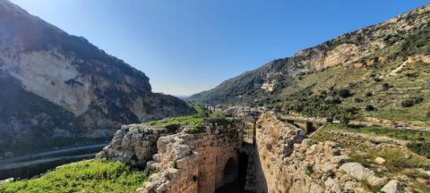 Mseilha walkway and fort